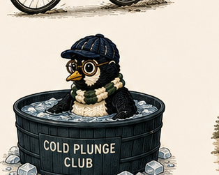 The Ferao mascot — The Cold Plunge Club