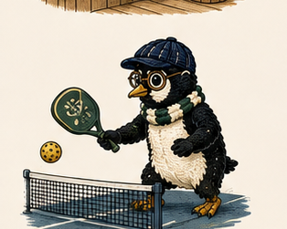 The Ferao mascot — The Pickleball Set