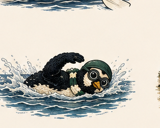 The Ferao mascot — The Swimming Club