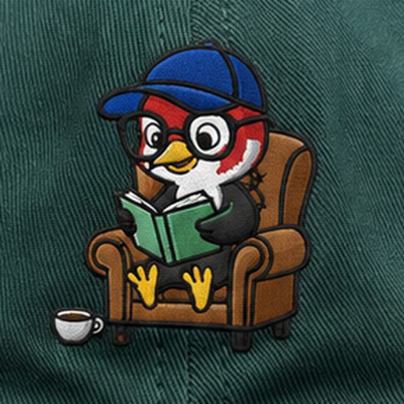 Close-up of the high-density embroidered patch